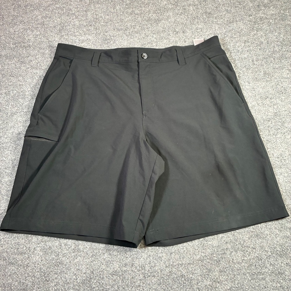 Columbia PFG Fishing Shorts Mens 40 Black Stretch Utility FM4602